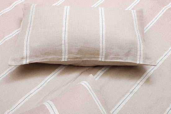 Natural Bleach Stripe Sheet Set