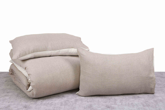 Natural Linen Duvet Set