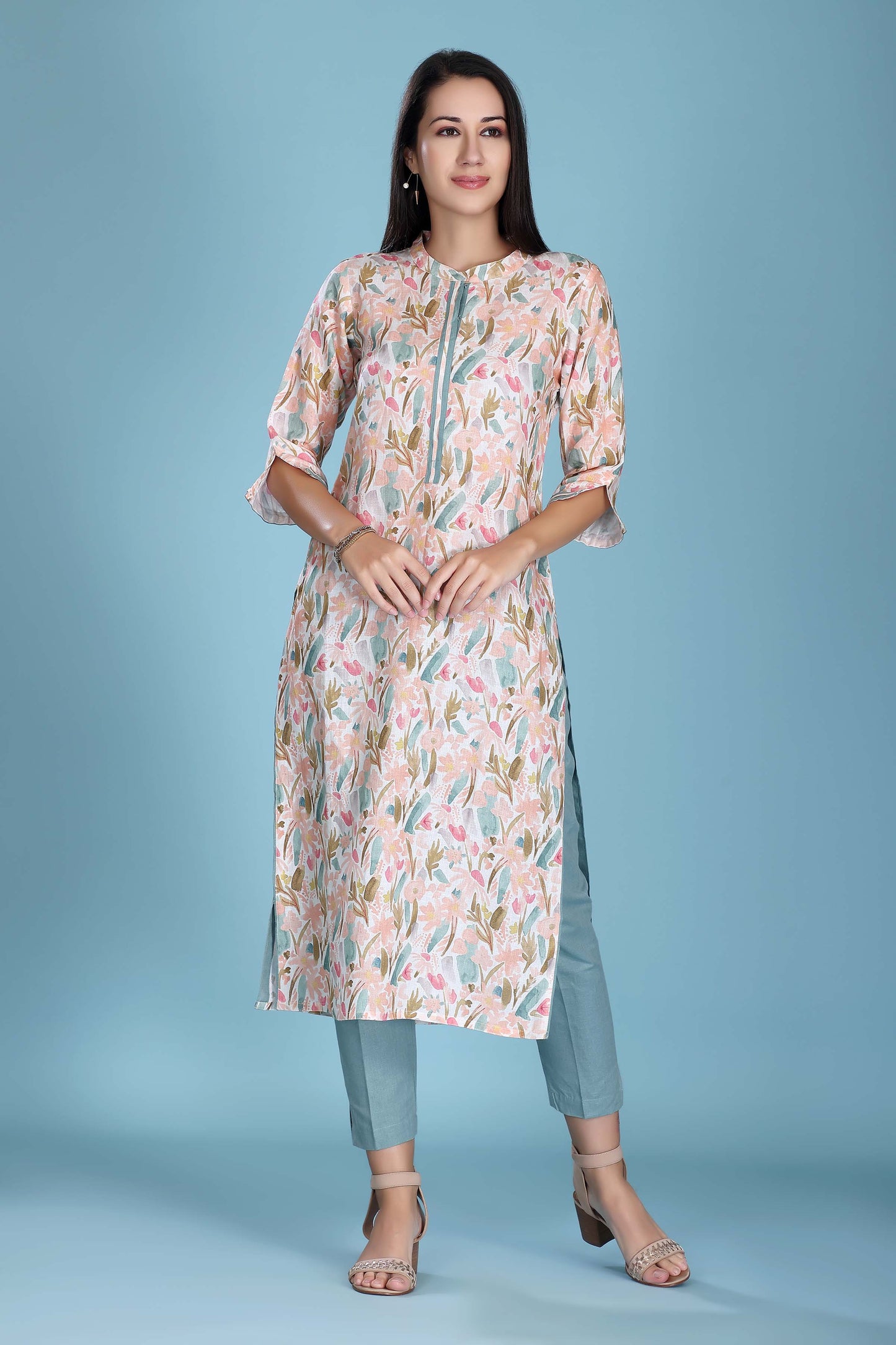 Hollyhocks Tunic