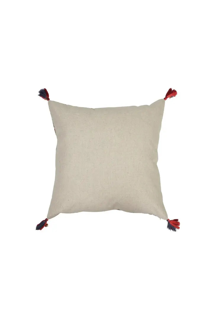 Load image into Gallery viewer, Carnival Print Linen Cushion Cover
