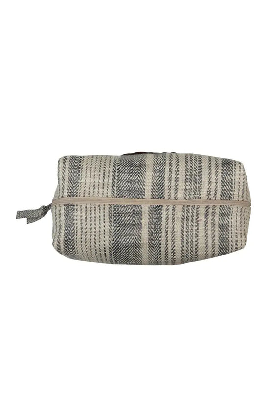 Chromium Herringbone Stripe Travel Kit