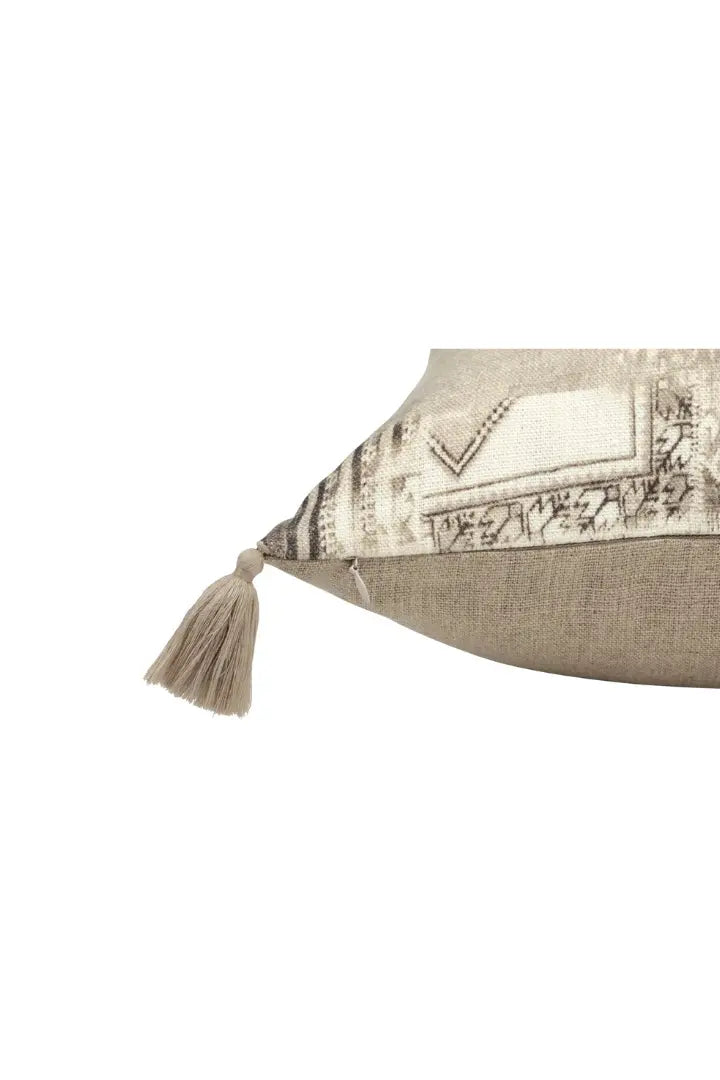Eagle Kilim Print Pure Linen Cushion Cover