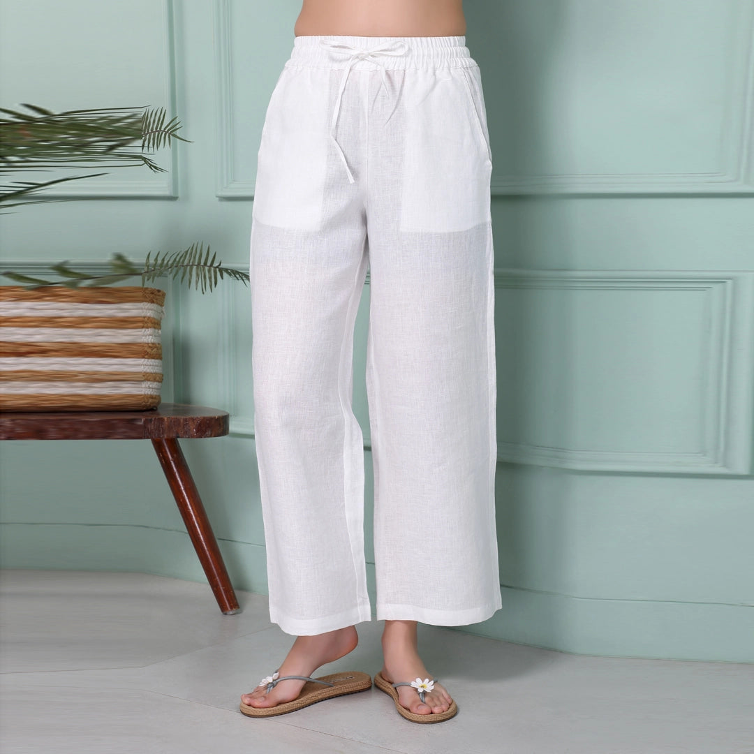 Bleach Linen Trouser