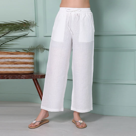 Bleach Linen Trouser