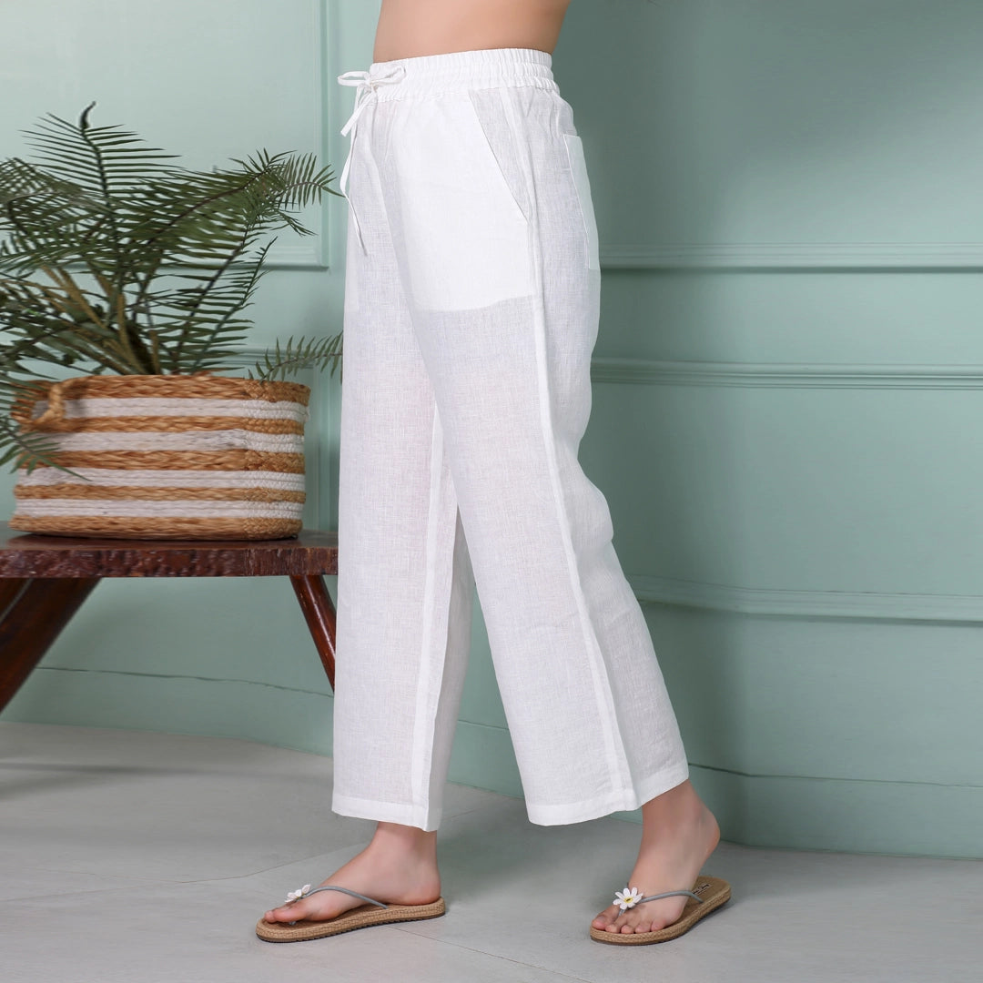 Bleach Linen Trouser