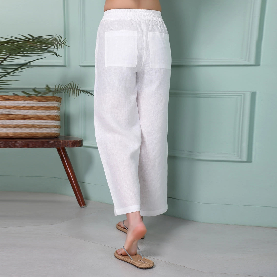 Bleach Linen Trouser