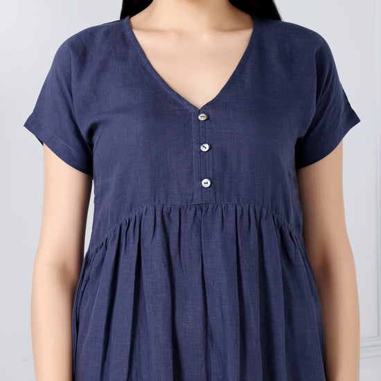 DENIM BLUE FROCK  DRESS