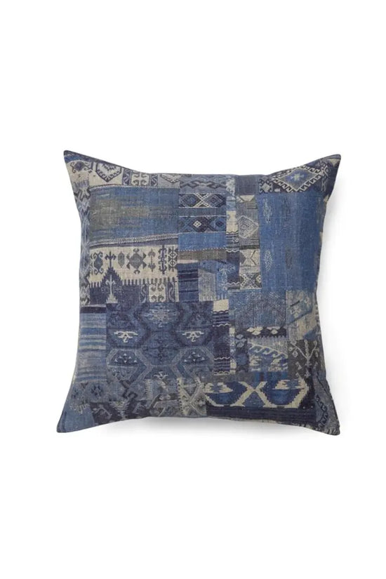 Kilim Print Pure Linen Cushion Cover