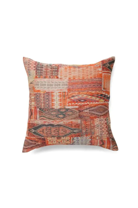 Kilim Print Pure Linen Cushion Cover
