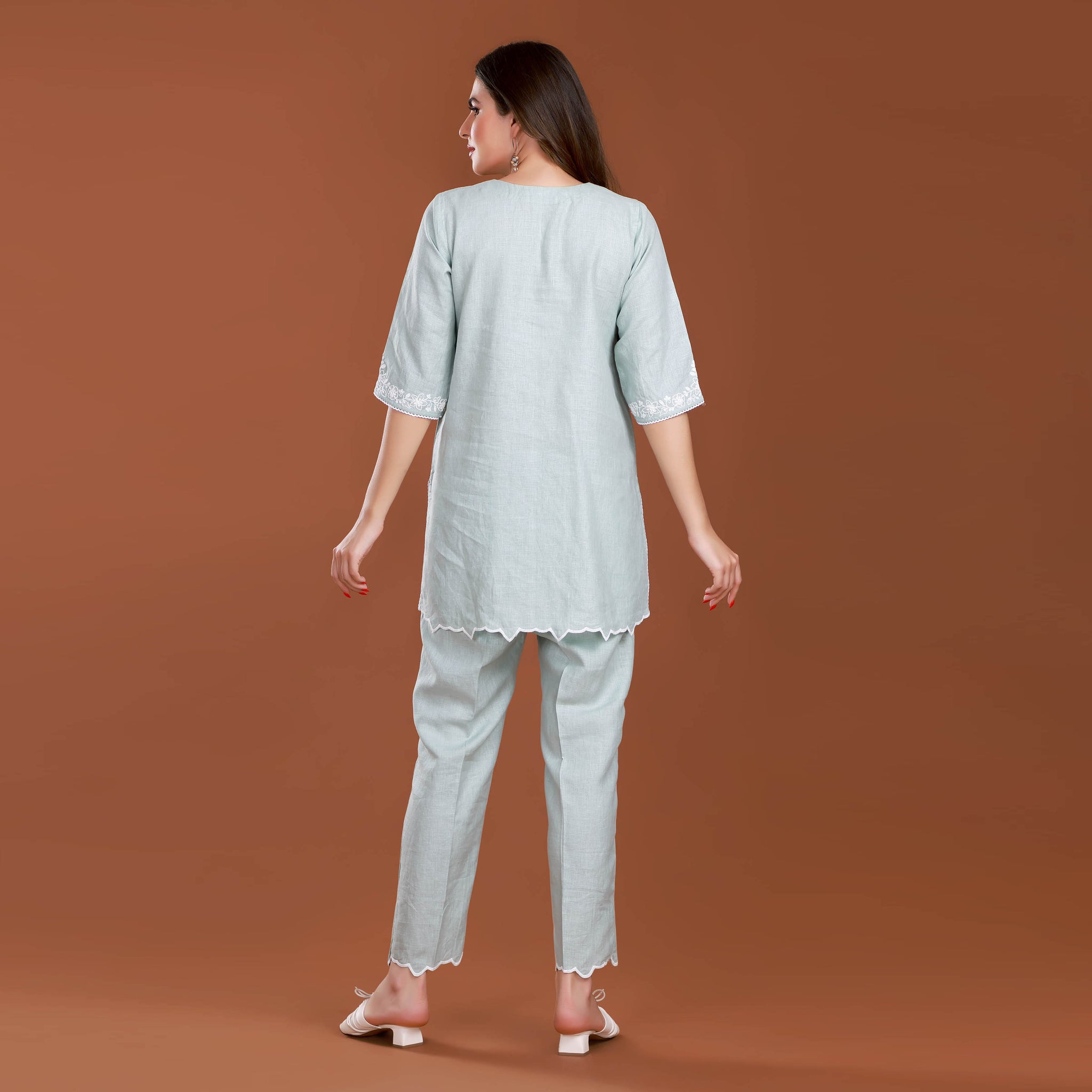 The Ivory Dune Co-ord (Pure Linen) main image 1
