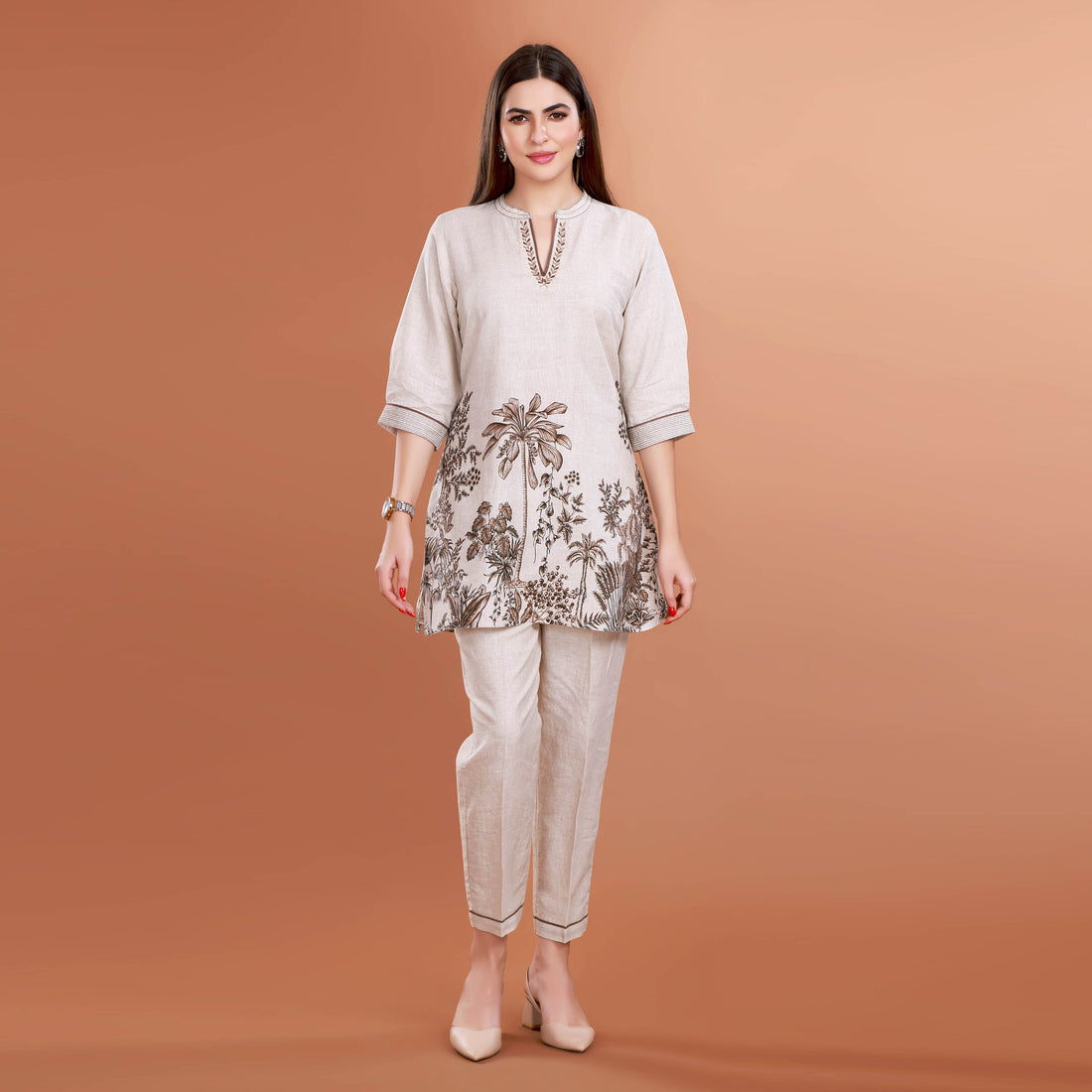 Linen Nadia Co-ord Set main image 0