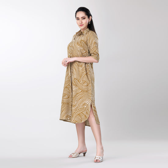 Amber Glow Dress