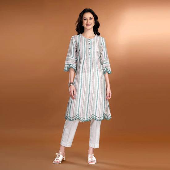 Green Horizon Tunic