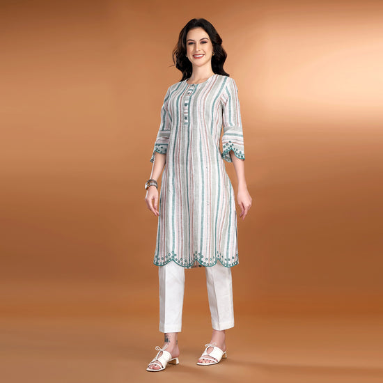 Green Horizon Tunic