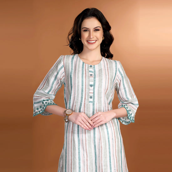 Green Horizon Tunic
