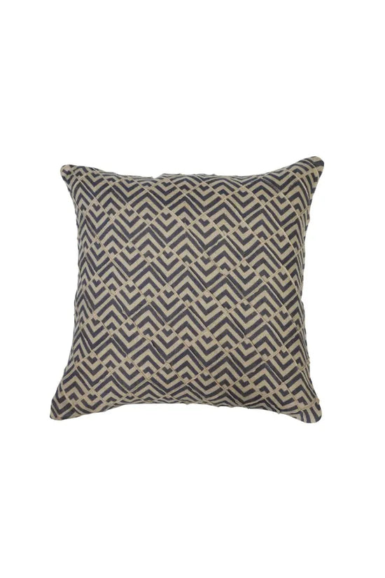 Zeel Print Pure Linen Cushion Cover