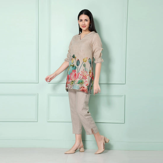 Engineered Lotus Tunic