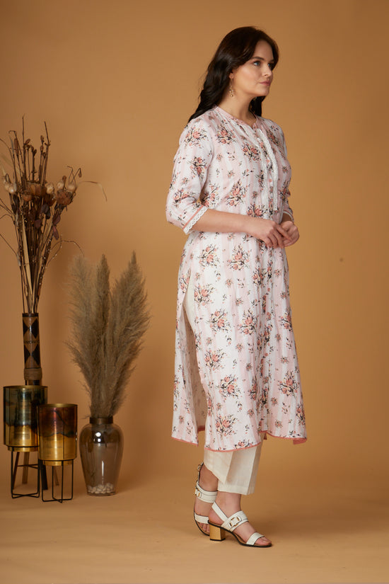 Load image into Gallery viewer, Tranquil Blossom Kurti
