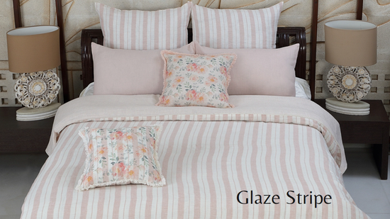 Glaise Stripe Duvet Set