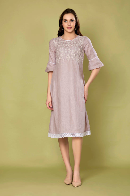 Rose Quartz Lace Dress