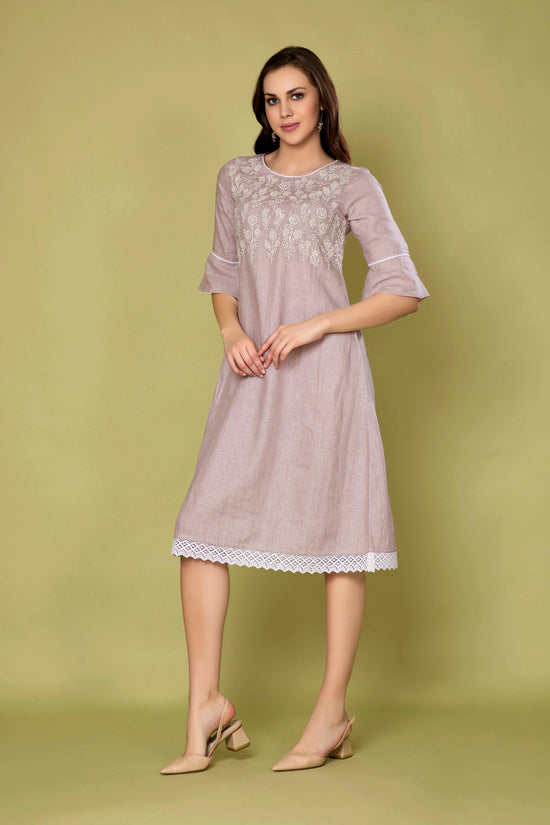 Rose Quartz Lace Dress