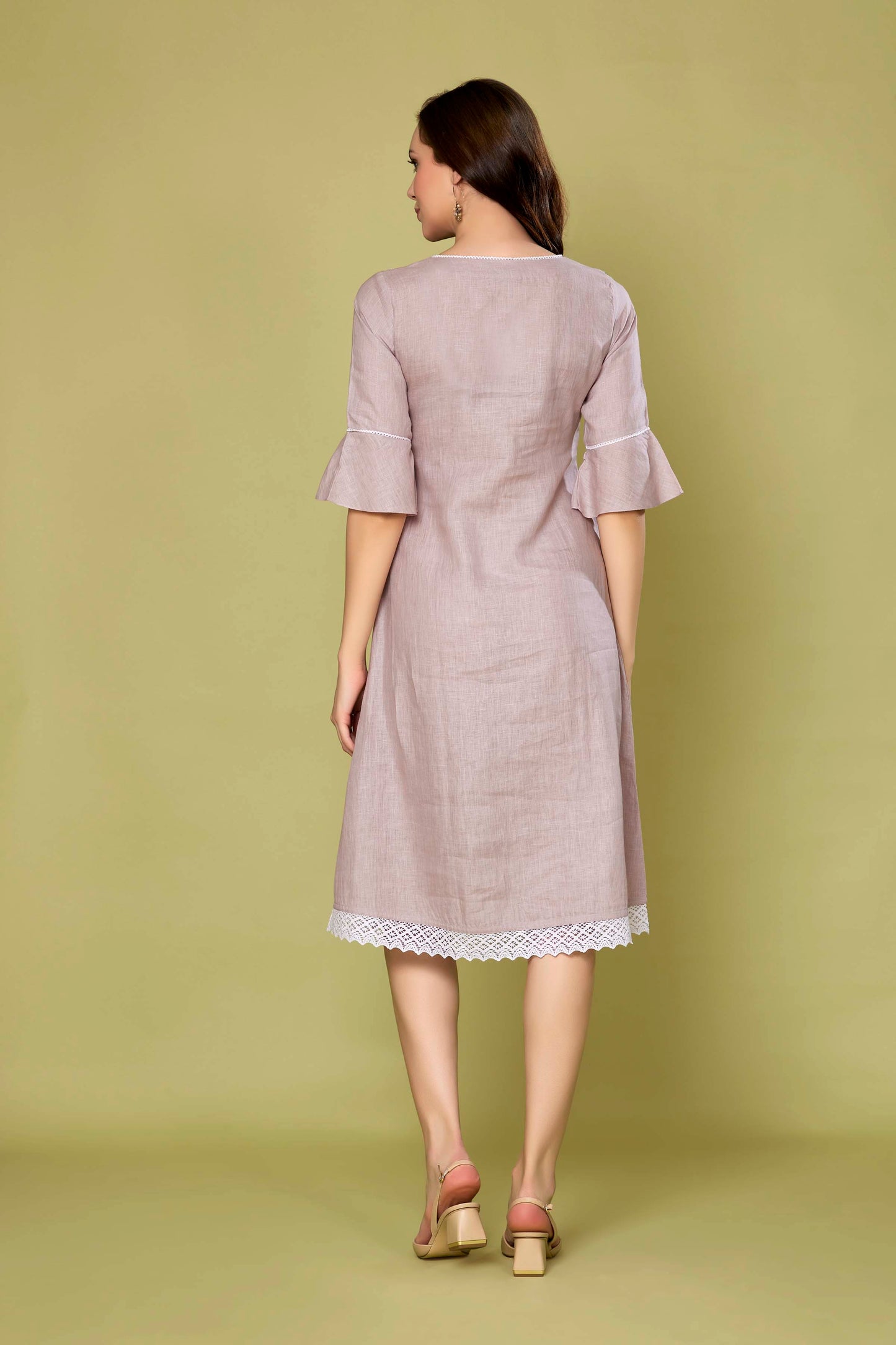 Rose Quartz Lace Dress