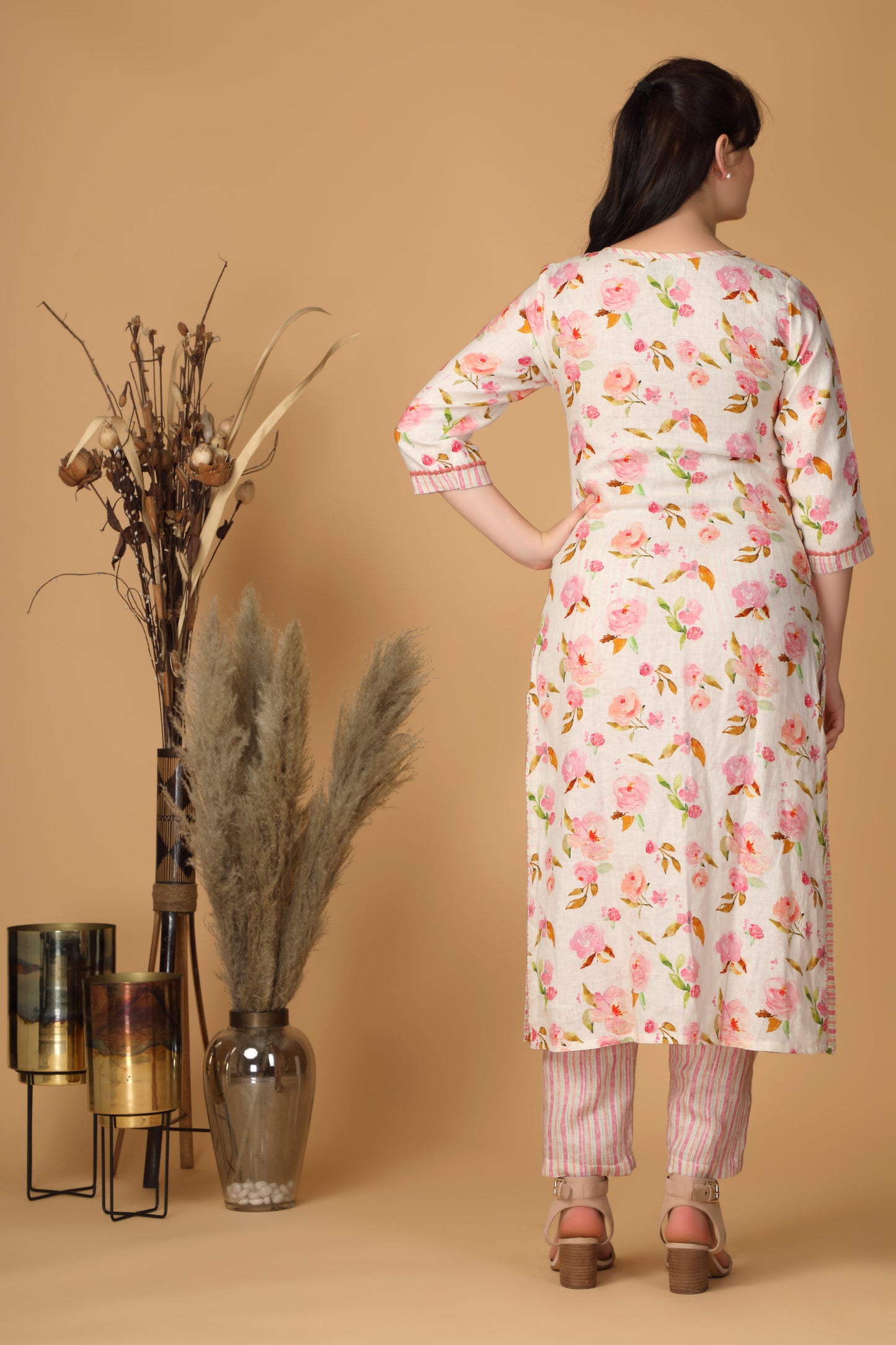 Striped Peony Co-Ord Set