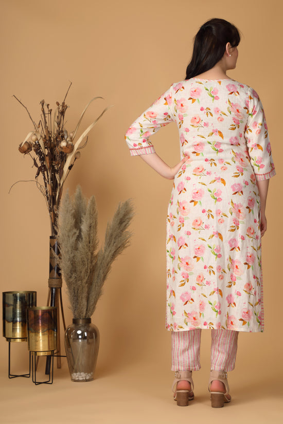 Striped Peony Co-Ord Set